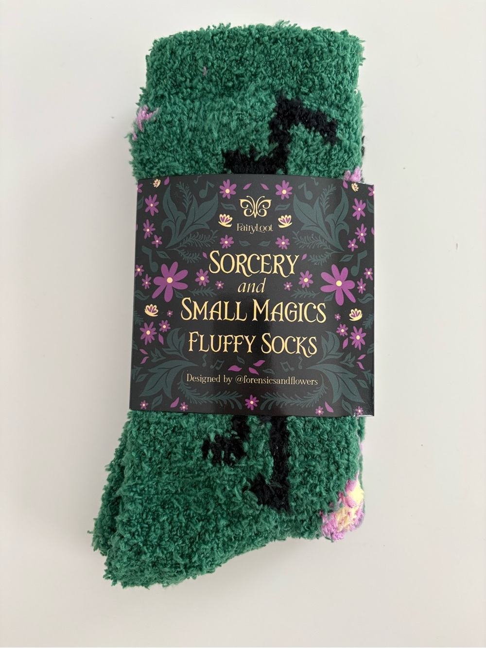 RARE Fairyloot Sorcery and Small Magics fluffy socks